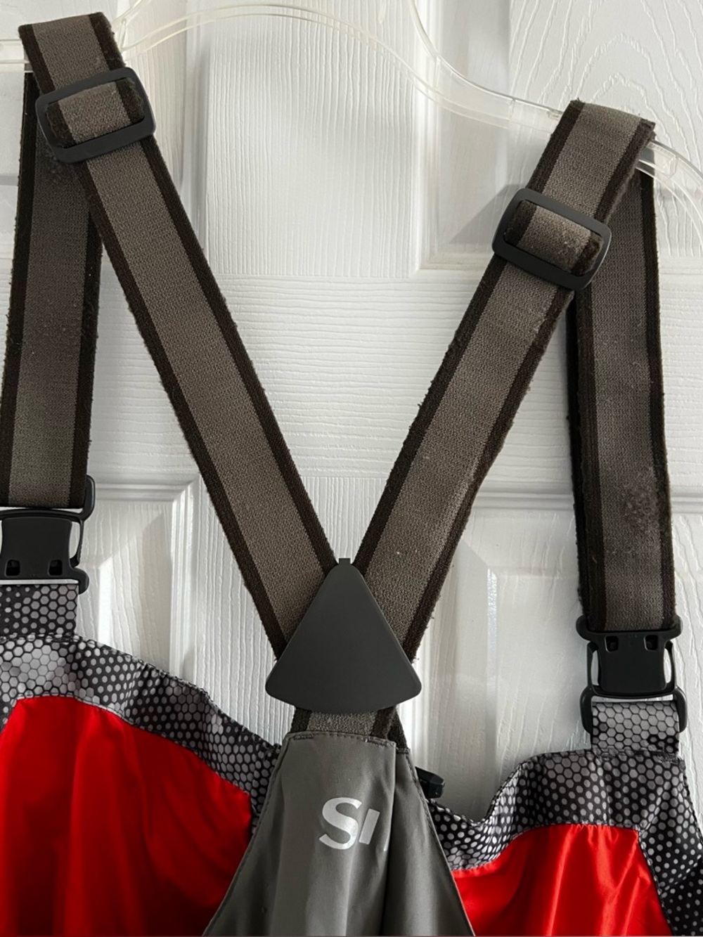 Simms Challenger Bib Overalls Hex Camo Storm XL - Picture 8 of 10